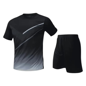 Ropa Deportiva para Hombre, Conjunto de Camiseta y Pantalones Cortos Deportivos, Paquete de 2, para Baloncesto, Fútbol, Ejercicio, Entrenamiento, Running, Gimnasio - Product Image 2