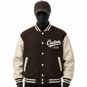 Men's Streetwear Varsity Jacket with <b>Classic</b> Baseball Design and Comfortable Fit - Product Image 4