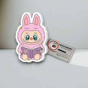 แผ่นอะคริลิคสำหรับต่อขนตาแบบแม่เหล็ก รุ่น Professional Pink Labubu ลายผีเสื้อ ดอกไม้ รูปไข่ เป็นมิตรกับสิ่งแวดล้อม รับทำโลโก้สีตามสั่ง - Product Image 4