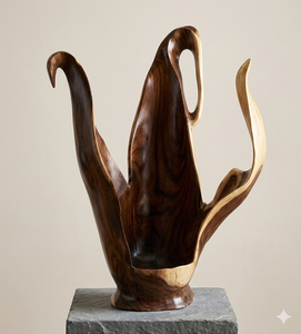 Laila Wooden Fruit Bowl - Product Image 1