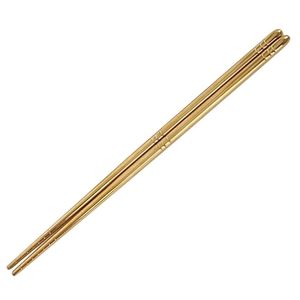 Juego de palillos de acero inoxidable, 1 par, reutilizables, antideslizantes, diseño recto, modernos, de alto brillo, portátiles, ecológicos, de calidad alimentaria - Product Image 3