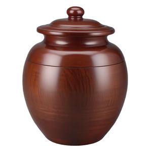 Urne souvenir en bois de luxe fabriquée à la main pour les cendres Fourniture en vrac de boîte commémorative de crémation Prix raisonnable - Product Image 1