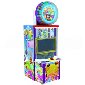 เครื่องหยอดเหรียญเกมตกกระเช้าแลกตั๋วรางวัล ทำจากโลหะและพลาสติก - Product Image 2