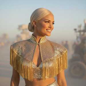 Womens Summer Sexy Beading Set Sleeveless Backless Pink Blue Tassel Halter Glitter Sling <b>Sequined</b> <b>Crop</b> <b>Tops</b> Tassel Skirt 0854 - Product Image 6