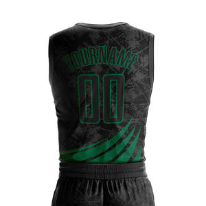 Tenue de basketball imprimée pour adultes, anti-humidité, séchage rapide, respirante, vêtements de sport de haute qualité, couleurs et logo personnalisables - Product Image 5