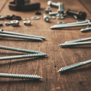 Class 4.8 & 6.8 Zinc Plated Carbon Steel Hex Head Partial Thread Lag <b>Screws</b> M6-M12 Metric/Inch DIN/ANSI Standard PDC - Product Image 1