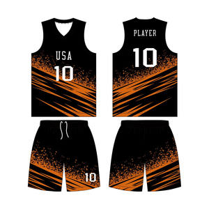 Conjunto de Uniforme de Baloncesto Personalizado de Talla Grande, Ligero, Transpirable, de Malla para Verano, Alta Calidad, OEM, Marca Privada, Venta al Por Mayor - Product Image 6
