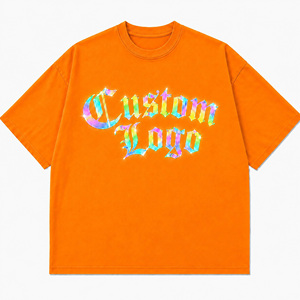 เสื้อยืดโอเวอร์ไซส์สะท้อนแสงสีรุ้งสำหรับผู้ชาย |   เสื้อยืดกราฟิกสตรีทแวร์ผ้าฝ้าย 100% |   คอกลมแขนสั้น 220 กรัม พิมพ์ลายดิจิตอลด้านหน้า - Product Image 1
