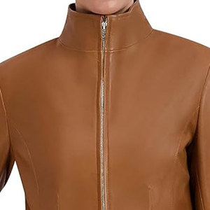 Breathable <b>Lightweight</b> Winter Warm <b>Women</b> Leather <b>Jacket</b> Casual Wear <b>Women</b> Leather <b>Jacket</b> In Reasonable Price - Product Image 5