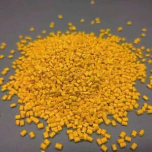 Golden <b>Masterbatch</b> UV Stabilizer Yellow <b>Plastic</b> Resin EVOPLAS VIETNAM Food Grade Pellets - Product Image 2