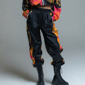 <b>Drawstring</b> Waist Windbreaker Pants Women High Quality Waterproof Rain Pants Ladies Rain <b>Trouser</b> - Product Image 1