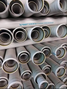 Tubería de Drenaje de PVC SWR de 4 Pulgadas, 3 m de Longitud, Color Gris Claro, Tipo A, para un Flujo de Agua Eficiente y un Sistema de Drenaje Confiable - Product Image 2