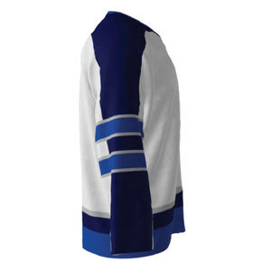 Jersey de Hockey sobre Hielo Personalizado y Auténtico para Hombre, Sublimado, Antibacterial, Cuello en V, para Prácticas de Equipo - Product Image 3