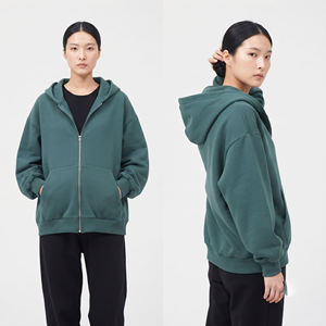 Heavyweight Drop Shoulder Women's Nursing Sweatshirts Wholesale <b>Maternity</b> Breastfeeding Hoodies Zipper Style <b>Maternities</b> Hooded - Product Image 1
