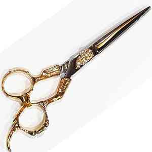 Tijeras de Peluquería Profesionales de Acero Inoxidable con Punta Afilada, Mango de Cerámica, 28 Dientes, para Diestros, Diseño de Dragón, para Salón de Belleza - Product Image 3