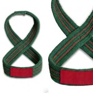 Figure 8 Lifting Straps Comfortable Lifting Training Fitness Strength Training & Gym Lifting Figure 8 Straps Protection - Product Image 2