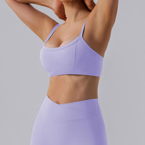 Soutien-gorge de sport sexy à fines bretelles pour femme, séchage rapide, respirant, haut de yoga, vente en gros, vêtements de fitness et d'entraînement - Product Image 2