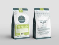 Café en grains entiers DALAKON Tay Nguyen, torréfaction italienne, mélange Liberica, goût doux, qualité 1, sac de 500 g, durée de conservation de 24 mois