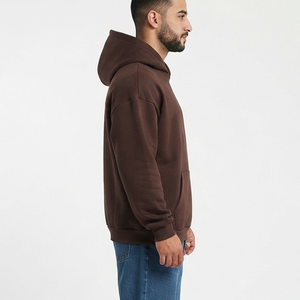 400 GSM 100% Cotton Pullover <b>Plain</b> <b>Hoodies</b> for Printing Custom Logo Quality Black Street Wear Manufacturer Autumn Wear - Product Image 5