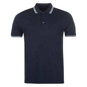 Chemises pour hommes 100% coton, logo brodé, manches courtes, polos unis pour hommes, polos pour hommes grandes tailles - Product Image 1