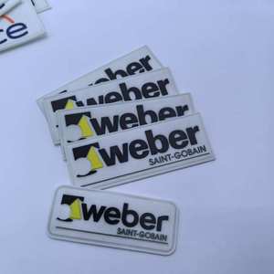 Badge en silicone PVC personnalisé en gros, patch logo 3D gaufré pour vêtements, chaussures, sacs, chapeaux, décoration par presse à chaud - Product Image 2