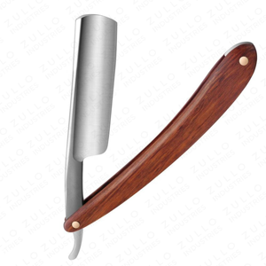 Navaja de Afeitar Recta de Acero Inoxidable Negro de Alta Calidad para Hombres, Herramienta de Afeitado Profesional para Barberos, Logotipo Personalizado, Marca Privada OEM - Product Image 4