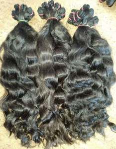 Cabello Indio Virgen de Lujo, Cabello Indio de un Solo Donante, Trama a Máquina, Paquetes de Cabello Humano con Ondas Suaves, Doble Trama, Cabello Grueso y Abundante - Product Image 1