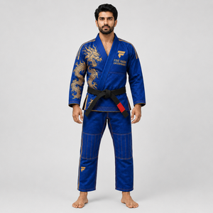 เครื่องแบบ Jiu Jitsu ที่ทันสมัยให้การเย็บที่เชื่อถือได้สวมใส่สบายระบายอากาศได้ดีและมีอิสระในการเคลื่อนไหวที่ยอดเยี่ยมทุกเซสชัน - Product Image 1
