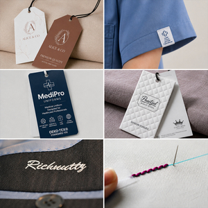 Tablier de cuisine en coton mélangé de haute qualité à manches longues, tablier de chef en toile lavable avec logo brodé pour hommes, femmes et usage domestique - Product Image 4