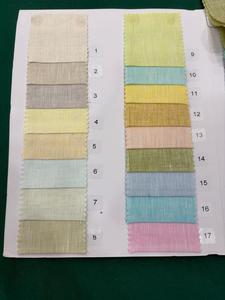 Summer 100% Pure <b>Linen</b> Fabric Shirts Dresses High Grade Flax <b>Linen</b> Fibers Woven Eco-friendly <b>Yarn</b> Dyed Plain Boys Lightweight - Product Image 1