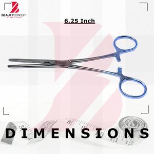 Pinzas Hemostáticas Cruzadas con Mordazas Dentadas Longitudinales de Acero Inoxidable Premium, Instrumentos Quirúrgicos Manuales de la Mejor Calidad para Hospital, Tipo Kelly - Product Image 5