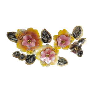 Recién llegado, arte de pared Floral de hierro, decoración colgante de pared de Metal para sala de estar, oficina, dormitorio, Hotel, disponible en diseño múltiple - Product Image 1