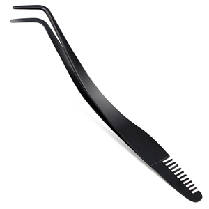 Pinzas para Pestañas de Salón de Belleza para Aplicación Profesional de Extensiones de Pestañas y Estilizado de Pestañas, Pinzas Profesionales para Pestañas - Product Image 1