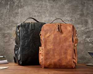 Handmade Custom Genuine Leather Backpack Mens Laptop Bag Luxury Real Leather <b>Rucksack</b> Waterproof Travel Daypack LBK-0162 - Product Image 6