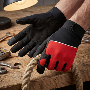 Guantes de Seguridad Resistentes al Calor y a la Abrasión Amara, Certificación CE, Antideslizantes, Duraderos, Construcción de Cuero Sintético, Gran Venta - Product Image 6