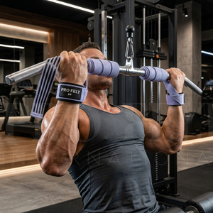 Accessoires de musculation et de fitness : Sangles de levage personnalisées en coton et polyester avec support de préhension pour la musculation - Product Image 4