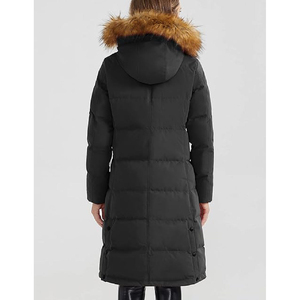Manteau long matelassé pour femme Solid Trader Premium Winter Shield, très chaud, respirant, élégant, avec tissu respirant - Product Image 5