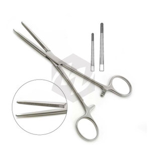 Pinza Rochester Carmalt Recta para Mano Izquierda, Herramienta Quirúrgica Hemostática para Sujetar Vasos y Tejidos, Instrumento Médico - Product Image 3