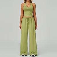 Ensembles 2 pièces de leggings et soutien-gorge de sport respirants pour femmes, grande taille, taille haute, séchage rapide, vente en gros