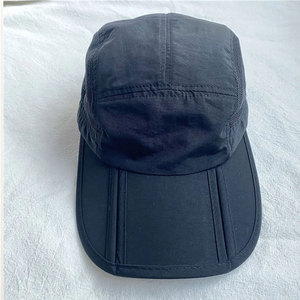 Gorra de béisbol de lona Dobby Dot impermeable 100% algodón unisex negra con logo personalizado, color sólido, lisa, sin estampado, con efecto lavado, para fiesta - Product Image 5