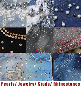 Trsousers Sweat à capuche et jean ample style baggy, décoré de strass, confortable, style américain, tendance urbaine, de marque - Product Image 6