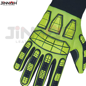 2025 New Factory Manufacture Leather Mechanic <b>Gloves</b> Heavy Duty <b>Work</b> Heat Transfer Anti-cut Leather Mechanic <b>Gloves</b> For Men's - Product Image 5