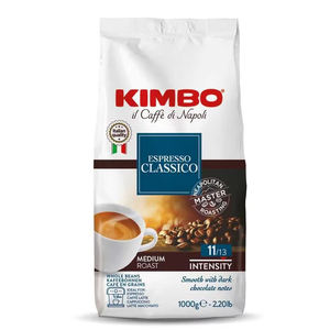 Café Italiano Premium Kimbo Classico Listo para Enviar, 1000g, Mezcla de Tueste Clásico con Sabor Suave y Aroma Elegante - Product Image 1