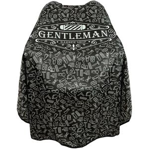 Cape de Coiffure Durable pour Salon, Imprimée Moderne, Tablier de Barbier de Haute Qualité, Imperméable, pour Coupe de Cheveux, Col Ajustable - Product Image 1