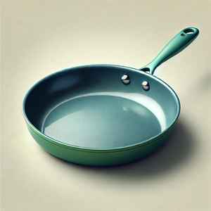 Sartén de Hierro Moderna con Revestimiento de Acero Inoxidable Antiadherente, Resistente al Calor, Compatible con Inducción, con Mango de Madera, Capacidad de 1-2L - Product Image 2