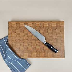 Planche à découper en chêne et érable de qualité supérieure, en bois massif, style boucher, pour la maison, les restaurants et la vente en gros - Product Image 1