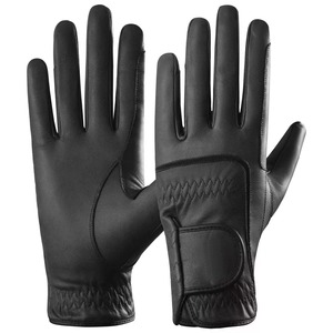 Gants d'équitation légers et à séchage rapide avec étiquetage privé, logo personnalisé, fabriqués en cuir véritable - Product Image 1