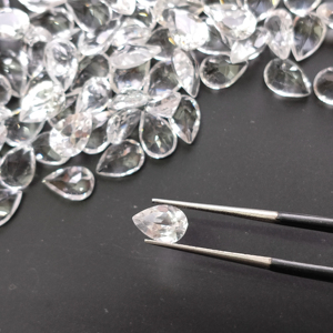 Topacio Blanco Natural 9x6MM Corte Pera, Calidad Superior, Calibrado, Gema Suelta para Joyería de Diseño, Red Mountain Gems - Product Image 2