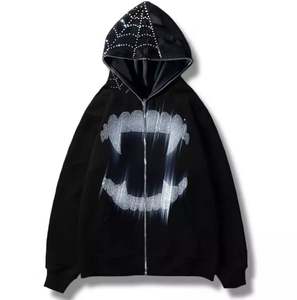 Sweat-shirts pour hommes personnalisés imprimés pour l'automne, doublure en polaire, tissu jersey lisse, impression numérique, coupe ample, double texture - Product Image 2