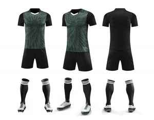 ชุดฟุตบอลคุณภาพสูง แห้งเร็ว ป้องกันรอยยับ ระบายความชื้น ทนต่อแรงกระแทก ยืดหยุ่น น้ำหนักเบา ทนทาน พร้อมโลโก้สั่งทำได้ - Product Image 4